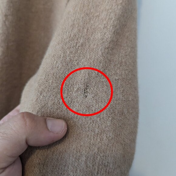 JAMES PERSE - Wool blend camel coat - Sz 1 - Picture 6 of 8